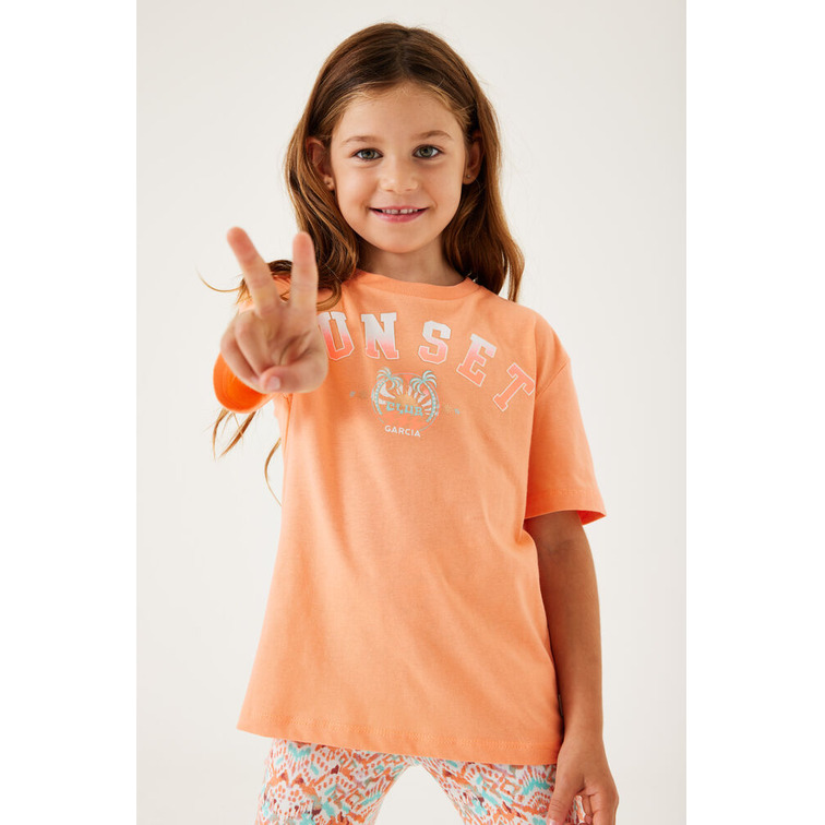 CONJUNTO DE CAMISETA Y LEGGINS NIÑA GARCIA JEANS
