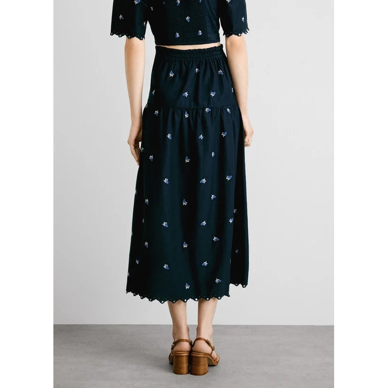 FALDA MIDI MUJER PEPE JEANS DE POPELÍN
