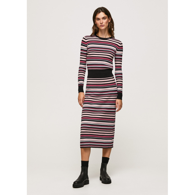 FALDA TUBO A RAYAS MUJER PEPE JEANS TIFFANI SKIRT