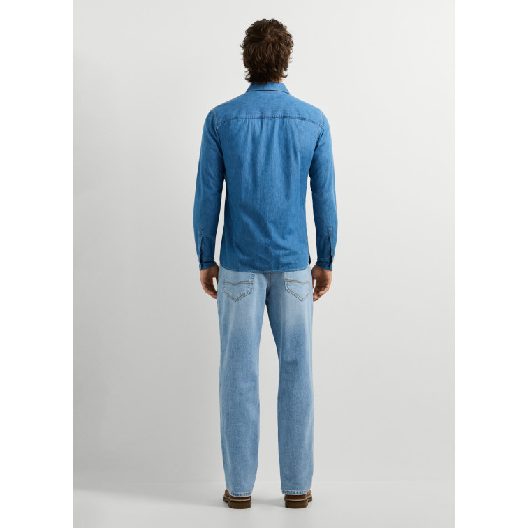 CAMISA DENIM HOMBRE PEPE JEANS FIT SLIM