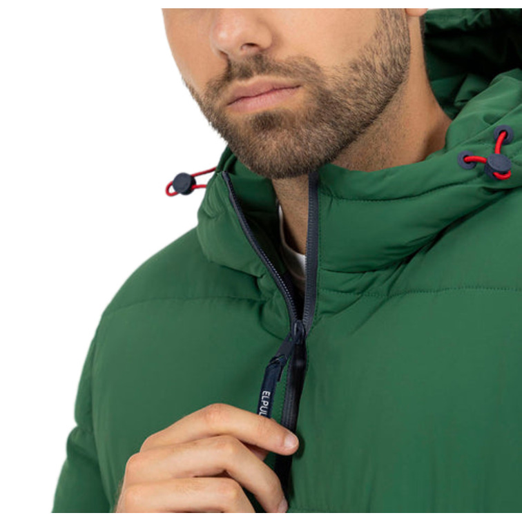 ABRIGO ACOLCHADO HOMBRE EL PULPO MENSAJE TIBET