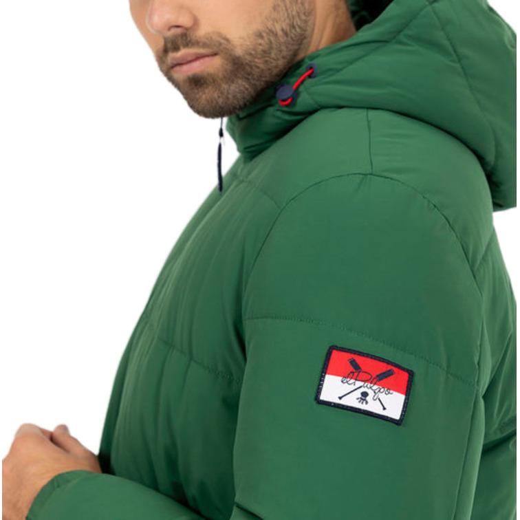 ABRIGO ACOLCHADO HOMBRE EL PULPO MENSAJE TIBET