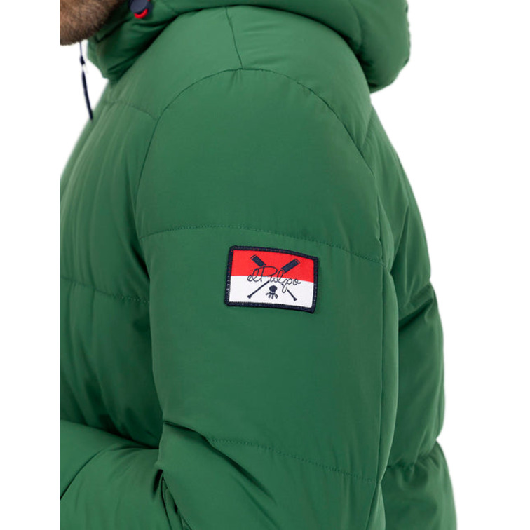 ABRIGO ACOLCHADO HOMBRE EL PULPO MENSAJE TIBET