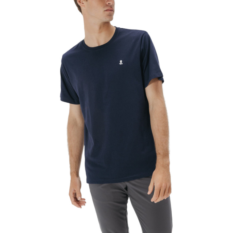 CAMISETA HOMBRE  EL PULPO CAMISETA BORDADO LOGO CONTRAST