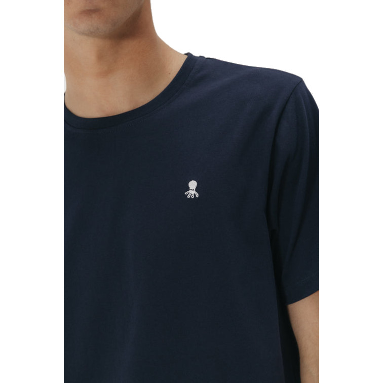 CAMISETA HOMBRE  EL PULPO CAMISETA BORDADO LOGO CONTRAST