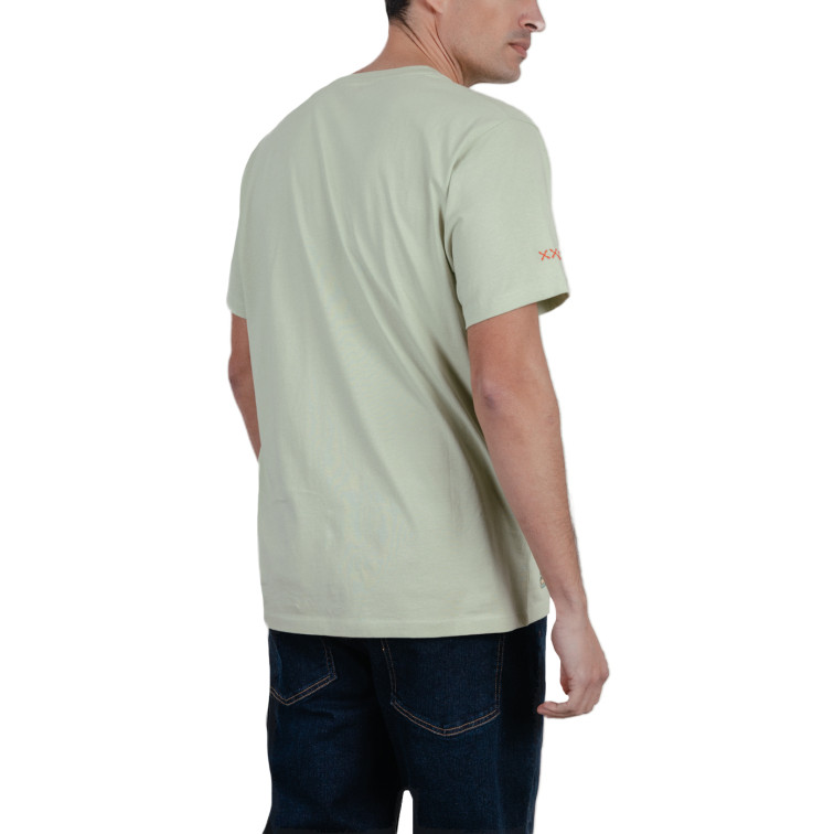 CAMISETA HOMBRE  EL PULPO CAMISETA BORDADO LOGO CONTRAST