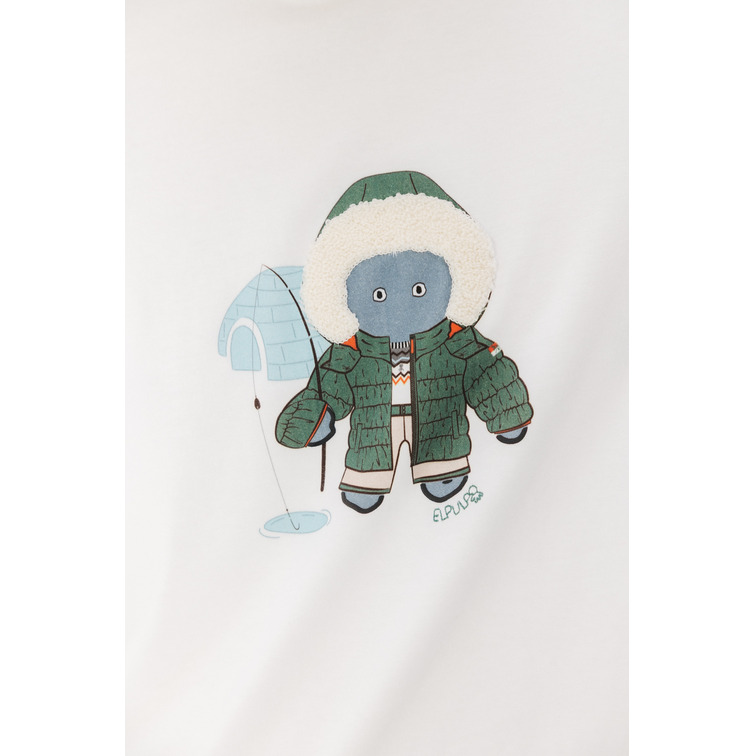 CAMISETA HOMBRE  EL PULPO CAMISETA ELPULPO ESQUIMAL BLAN