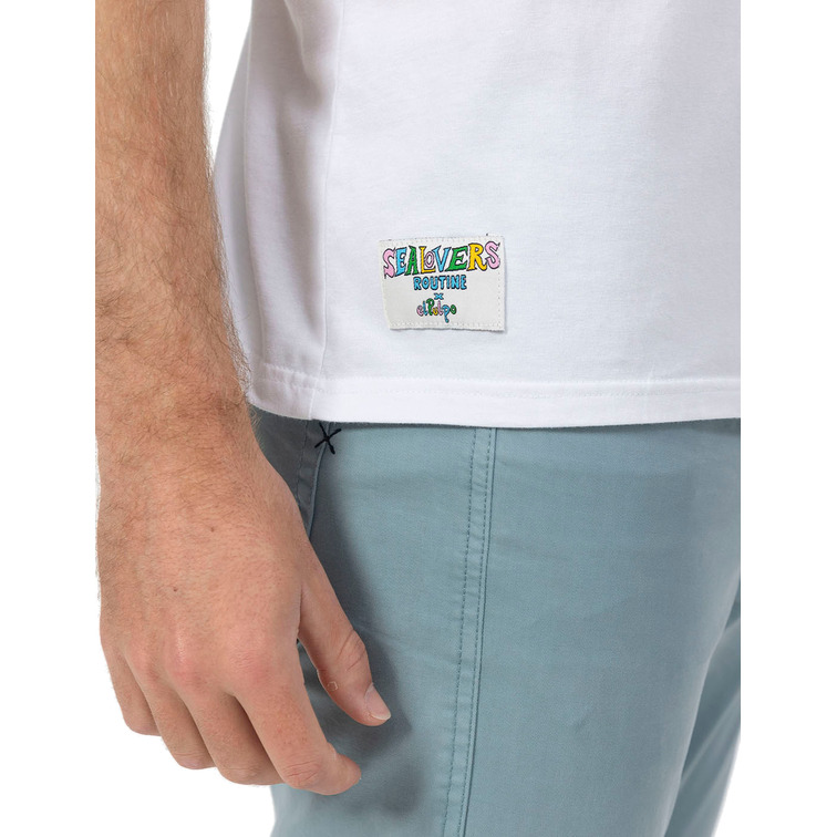 HOMBRE CAMISETA ESTAMPADO DAILY ROUTI BLANCO P
