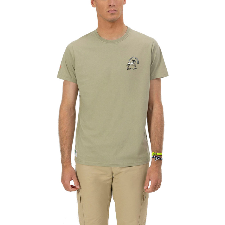 HOMBRE CAMISETA ESTAMPADO DAILY ROUTI VERDE SA