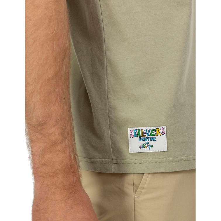 HOMBRE CAMISETA ESTAMPADO DAILY ROUTI VERDE SA