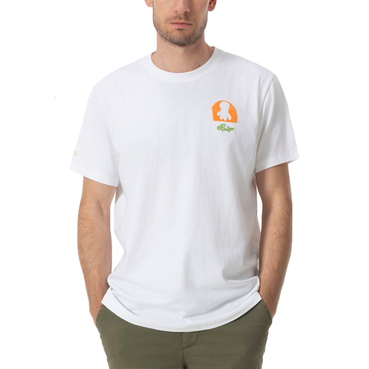 HOMBRE CAMISETA ESTAMPADO DESIERTO BL BLANCO P
