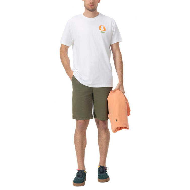 HOMBRE CAMISETA ESTAMPADO DESIERTO BL BLANCO P