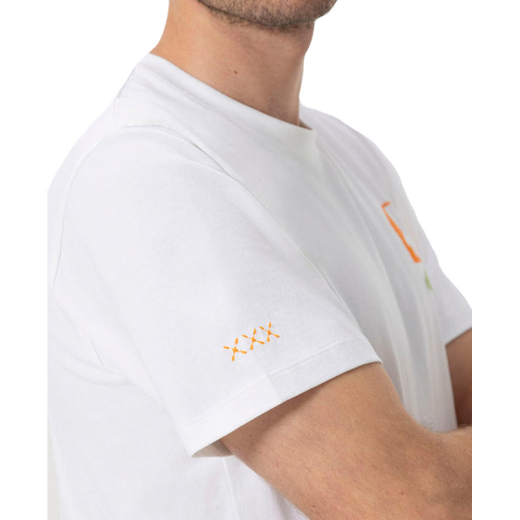 HOMBRE CAMISETA ESTAMPADO DESIERTO BL BLANCO P