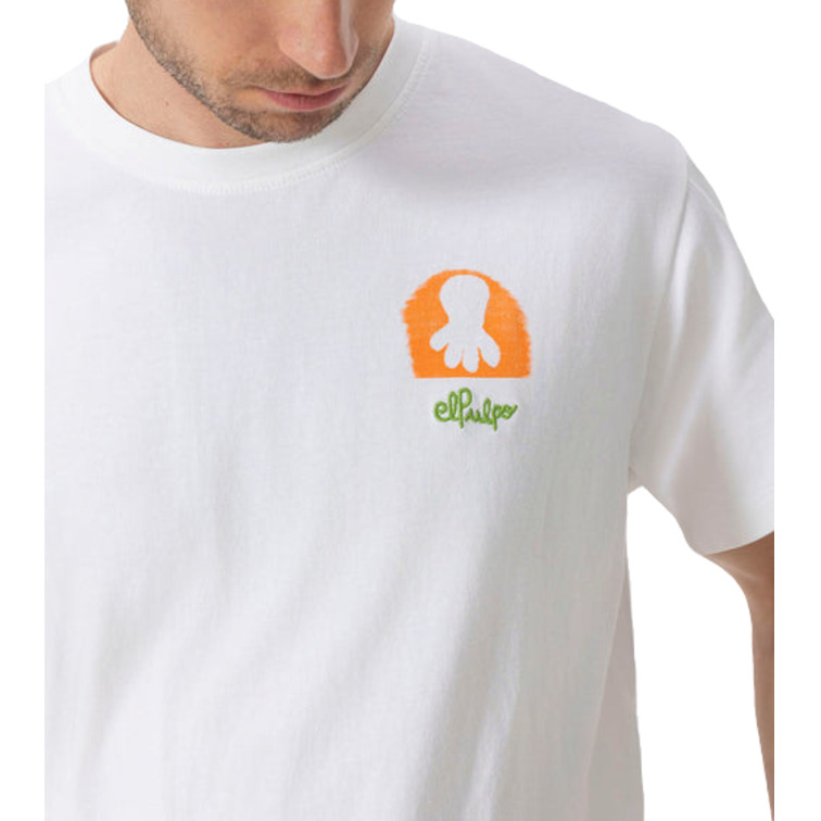 HOMBRE CAMISETA ESTAMPADO DESIERTO BL BLANCO P