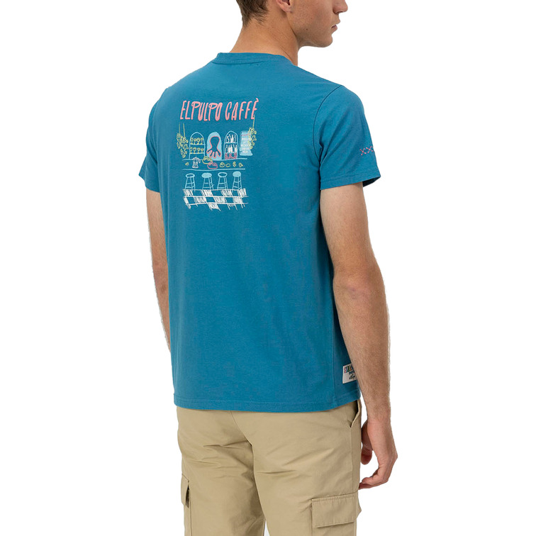 HOMBRE CAMISETA ESTAMPADO ELPULPO CAF AZUL ZAF