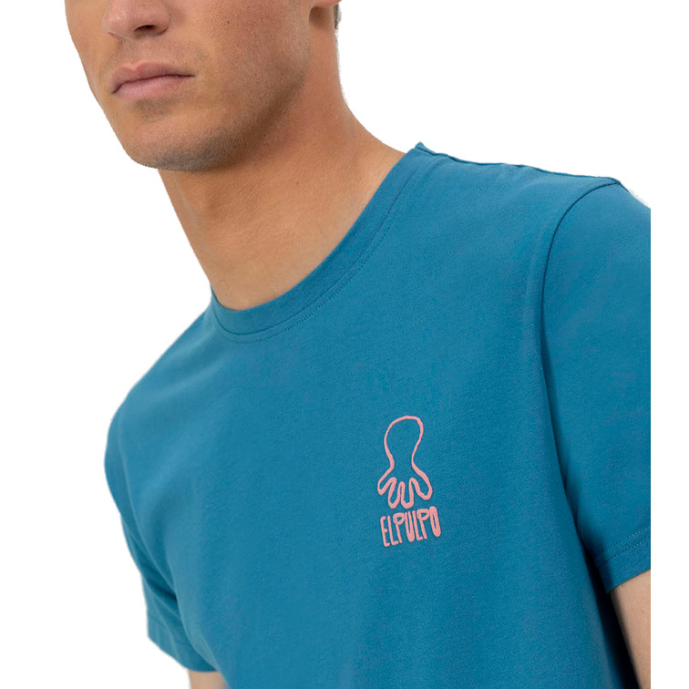 HOMBRE CAMISETA ESTAMPADO ELPULPO CAF AZUL ZAF
