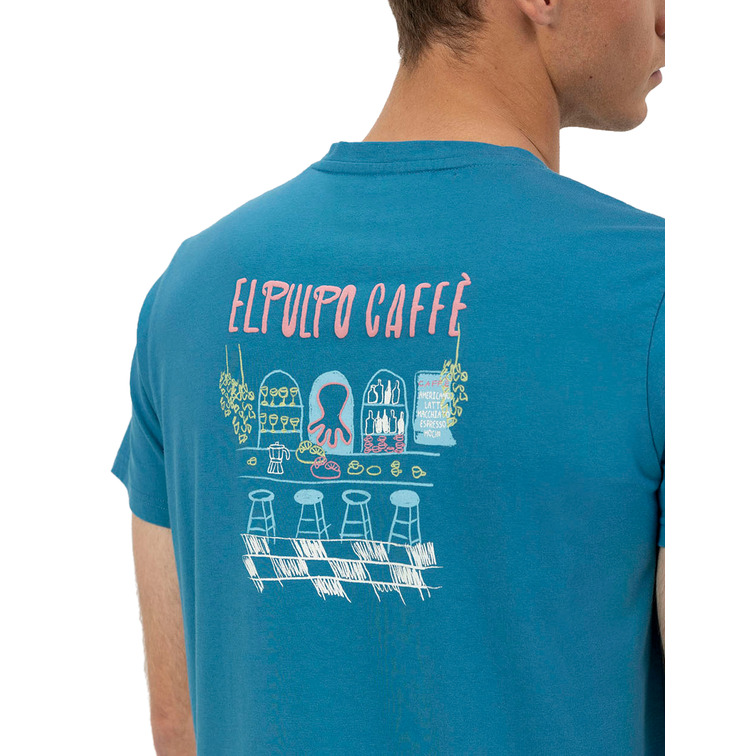 HOMBRE CAMISETA ESTAMPADO ELPULPO CAF AZUL ZAF