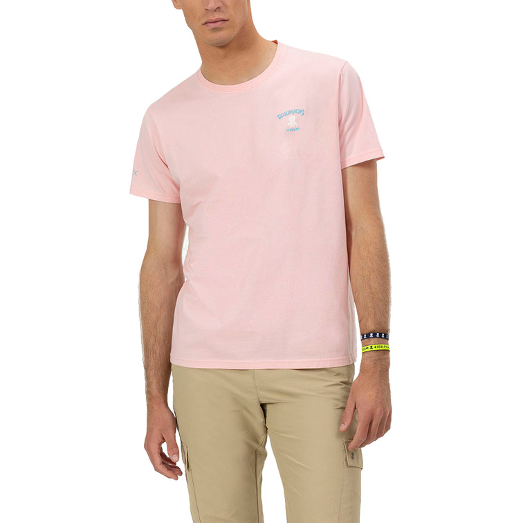 HOMBRE CAMISETA ESTAMPADO FAMILIAR TR ROSA