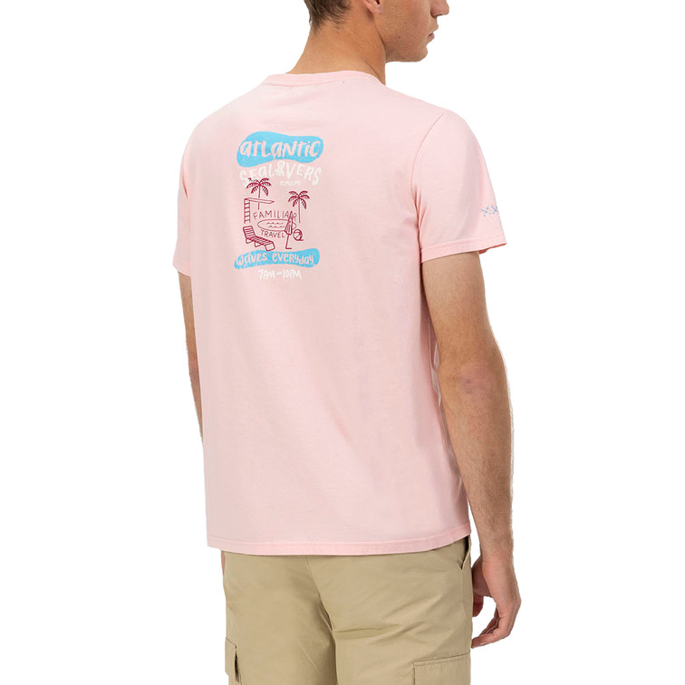 HOMBRE CAMISETA ESTAMPADO FAMILIAR TR ROSA