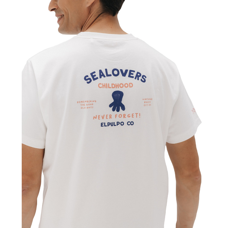 CAMISETA HOMBRE  EL PULPO CAMISETA SEALOVERS CHILDHOOD B