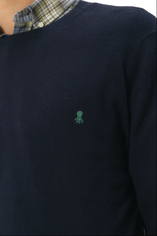 JERSEY HOMBRE EL PULPO CUELLO REDONDO