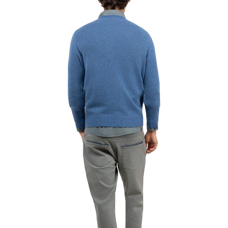 JERSEY HOMBRE  EL GANSO JERSEY MERINO CUELLO CAJA AZUL