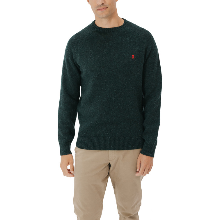JERSEY HOMBRE  EL PULPO JERSEY PUNTO JASPEADO VERDE BO