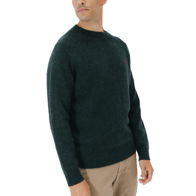 JERSEY HOMBRE  EL PULPO JERSEY PUNTO JASPEADO VERDE BO