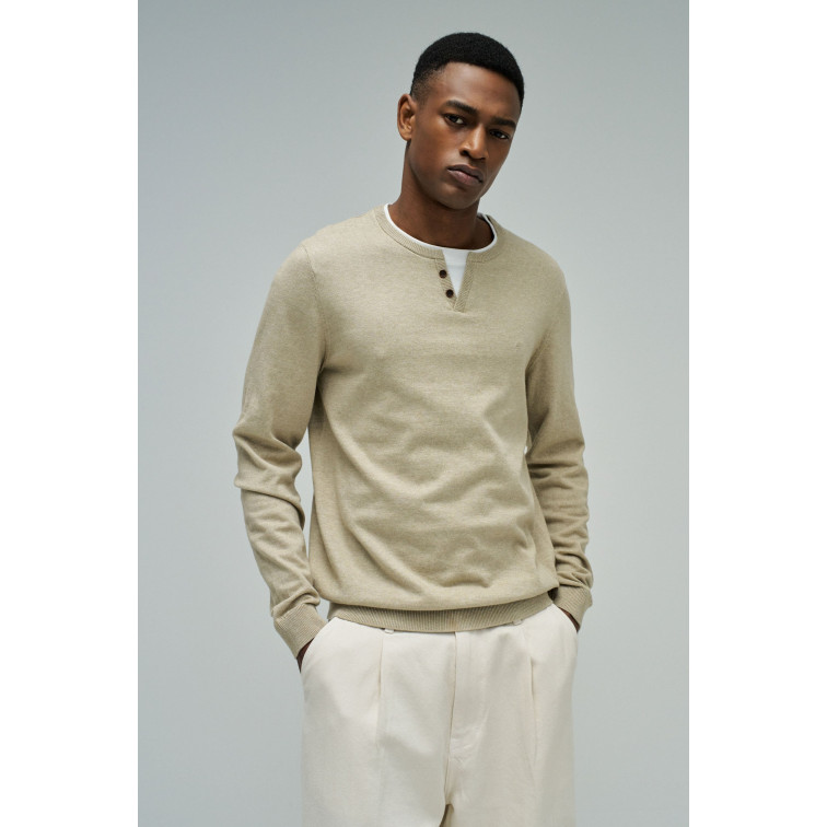 JERSEY PUNTO FINO HOMBRE SALSA JEANS CUELLO HENLEY
