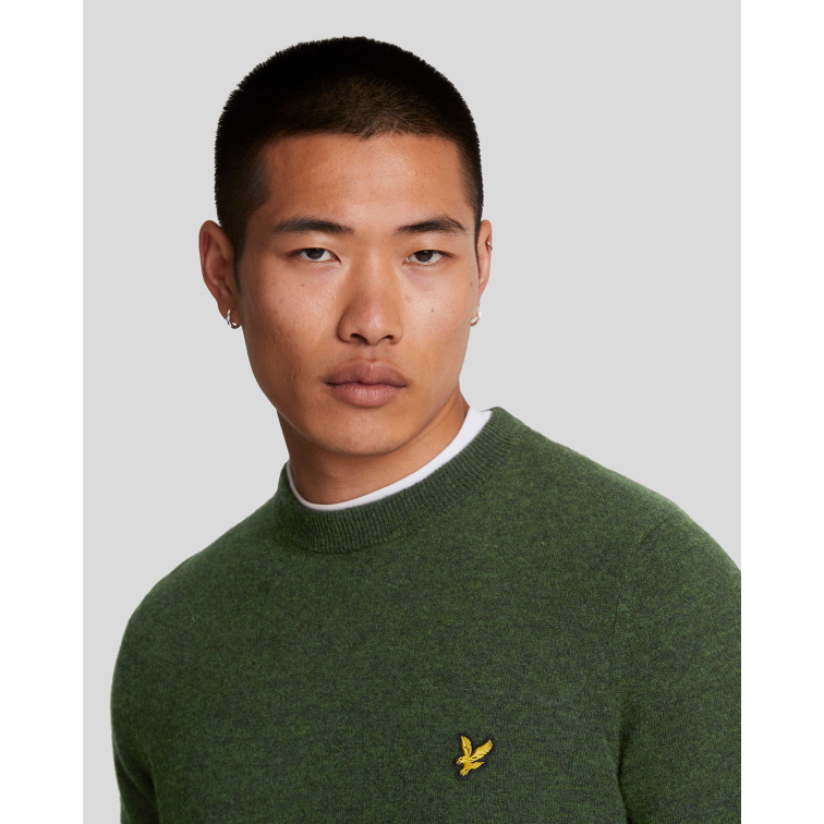 JERSEY HOMBRE  LYLE & SCOTT LAMBSWOOL BLEND CREW NECK JUMP