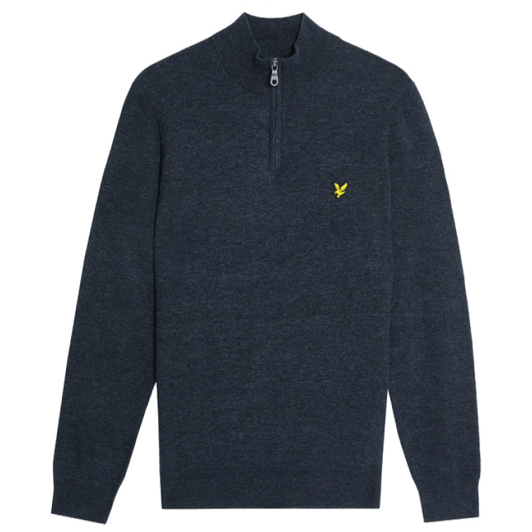 JERSEY HOMBRE  LYLE & SCOTT LAMBSWOOL BLEND QUARTER ZIP JU
