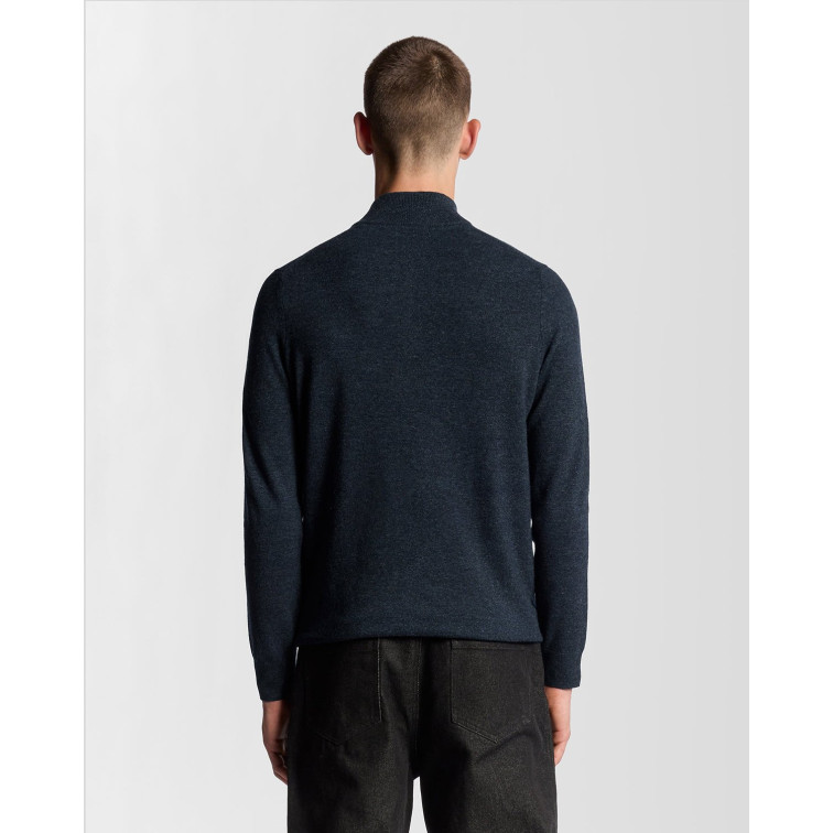 JERSEY HOMBRE  LYLE & SCOTT LAMBSWOOL BLEND QUARTER ZIP JU