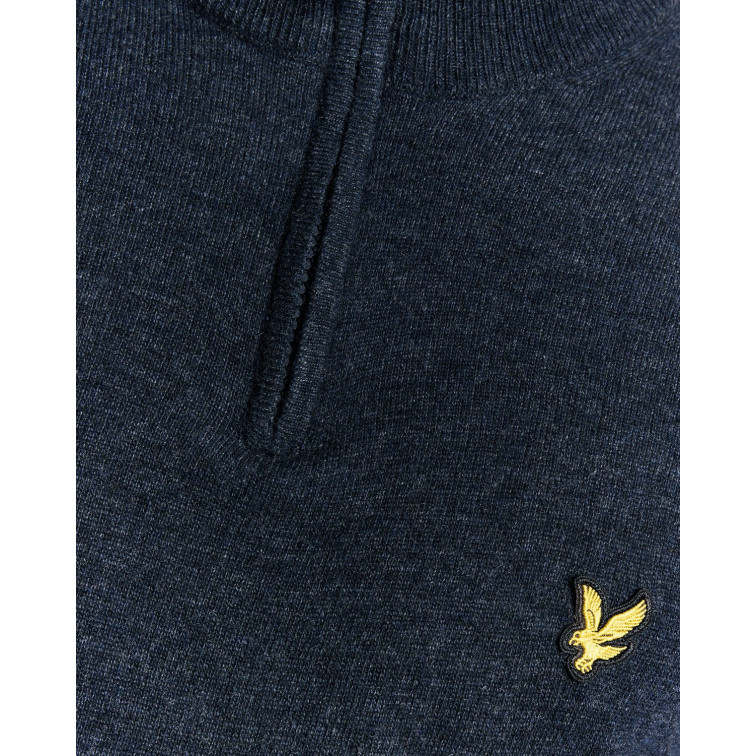 JERSEY HOMBRE  LYLE & SCOTT LAMBSWOOL BLEND QUARTER ZIP JU