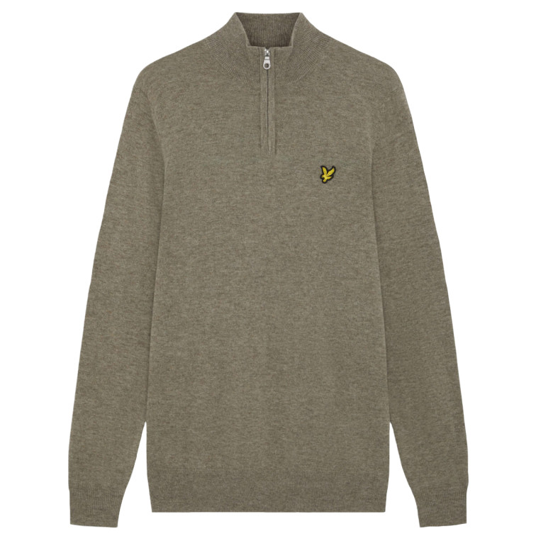JERSEY HOMBRE  LYLE & SCOTT LAMBSWOOL BLEND QUARTER ZIP JU