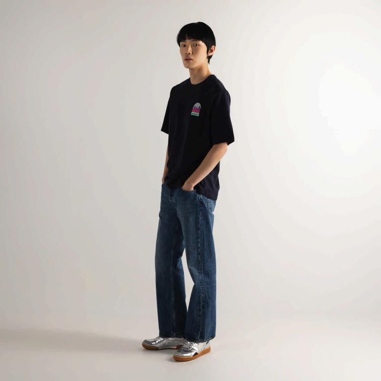 CAMISETA HOMBRE  MUNICH OVERSIZE T-SHIRT TREKKING NAVY