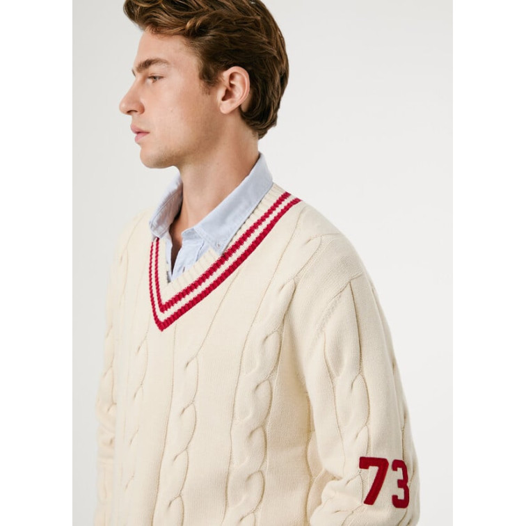 JERSEY HOMBRE PEPE JEANS PUNTO TRENZADO FIT REGULAR