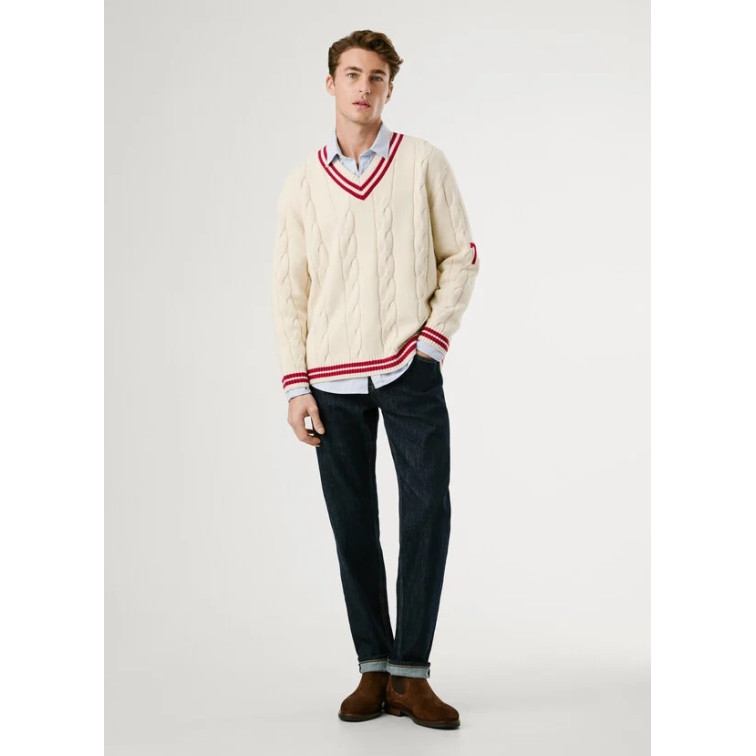 JERSEY HOMBRE PEPE JEANS PUNTO TRENZADO FIT REGULAR