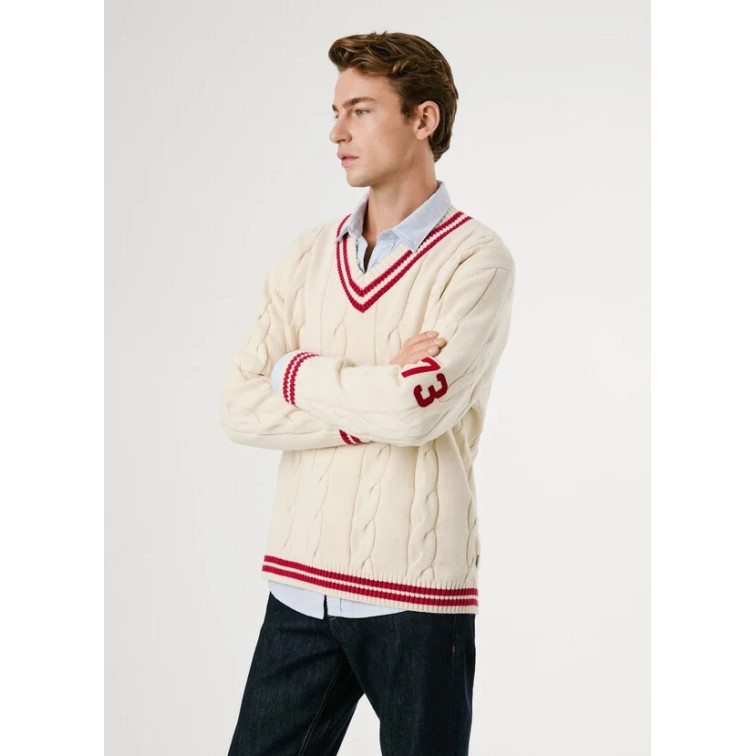 JERSEY HOMBRE PEPE JEANS PUNTO TRENZADO FIT REGULAR