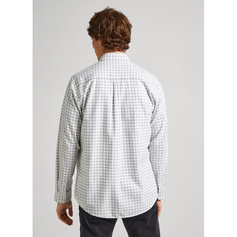 CAMISA FRANELA CUADROS FIT REGULAR HOMBRE PEPE JEANS