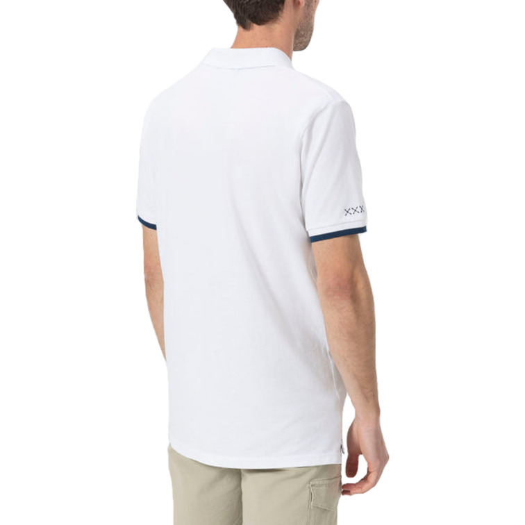 HOMBRE POLO BORDADO ESENCIALES  BLANC BLANCO P