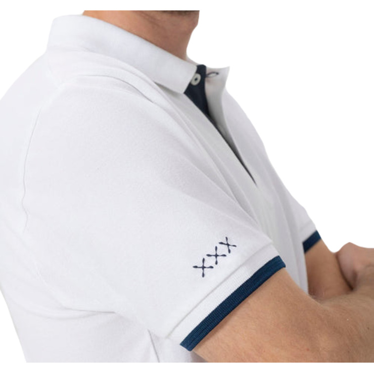 HOMBRE POLO BORDADO ESENCIALES  BLANC BLANCO P
