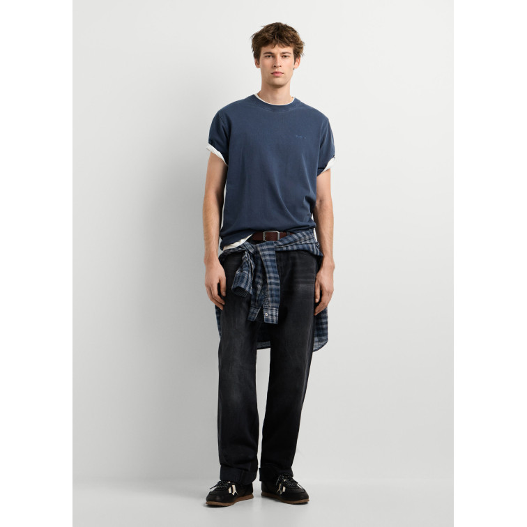 CAMISETA LOGO BORDADO HOMBRE PEPE JEANS FIT REGULAR