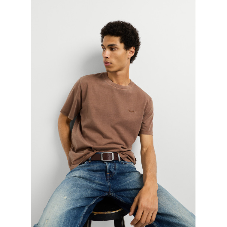 CAMISETA LOGO BORDADO HOMBRE PEPE JEANS FIT REGULAR