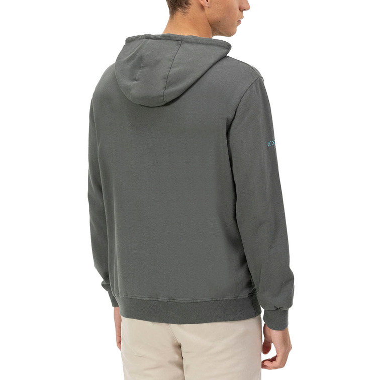 HOMBRE SUDADERA CAPUCHA ESTAMPADO CAM ANTRACIT