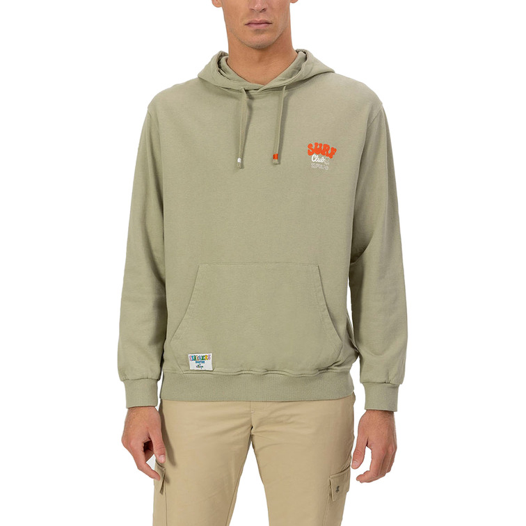 HOMBRE SUDADERA CAPUCHA ESTAMPADO PIC VERDE SA