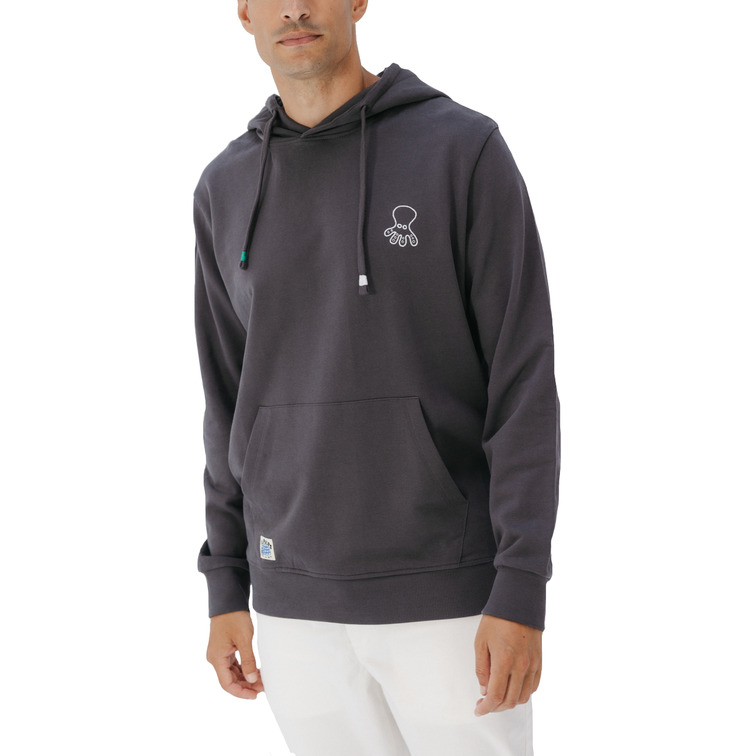 HOMBRE SUDADERA CAPUCHA WINTER POLES ANTRACIT