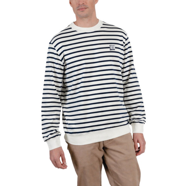SUDADERA HOMBRE  EL PULPO SUDADERA RAYAS ETIQUETA OASIS