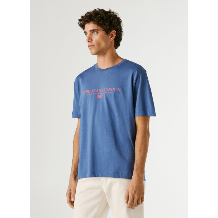 CAMISETA HOMBRE PEPE JEANS LOGO ESTAMPADO FIT REGULAR