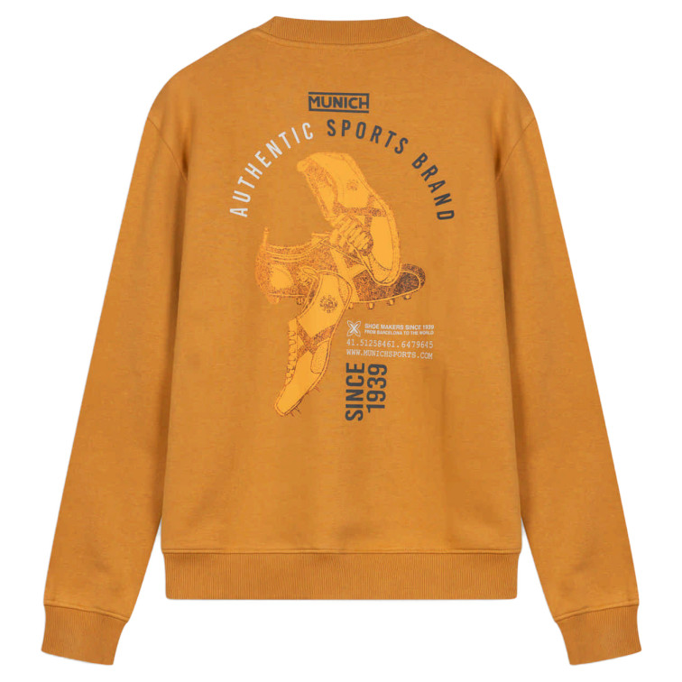 SUDADERA HOMBRE  MUNICH SWEATSHIRT CLEATS MUSTARD