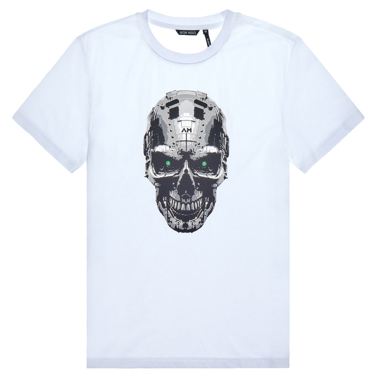 CAMISETA HOMBRE ANTONY MORATO ESTAMPADO CALAVERA SLIM FIT